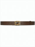 レザーベルト インターロッキングGバックル付き